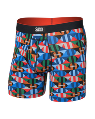 Multi Sport Mesh Boxer - Gridiron Check