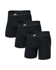 SAXX Essential Cotton boxer zwart 3 PK