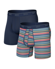 Quest Quick - Dry Mesh Boxer - Harvest Stripe/Maritme