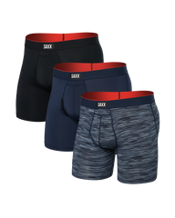 SAXX Multi Sport Mesh Boxer - Wavelength Navy/Black 3 Pack