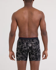 Multi Sport Mesh Boxer - Night City Black