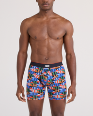 Multi Sport Mesh Boxer - Gridiron Check