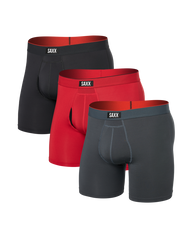 Multi Sport Mesh Boxer - Sunset Red/Tribulance/Black 3Pack