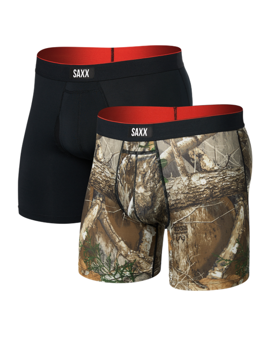 Multi Sport Mesh Boxer - Realtree Edge/black 2 Pack2 Pack