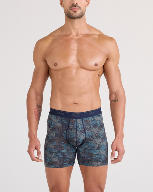 Quest Quick- Dry Mesh Boxer - Matrix/Camo/Black 2 Pack