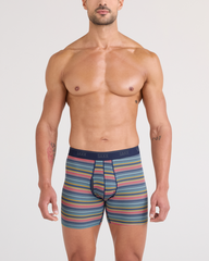 Quest Quick - Dry Mesh Boxer - Harvest Stripe/Maritme