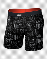 Multi Sport Mesh Boxer - Night City Black