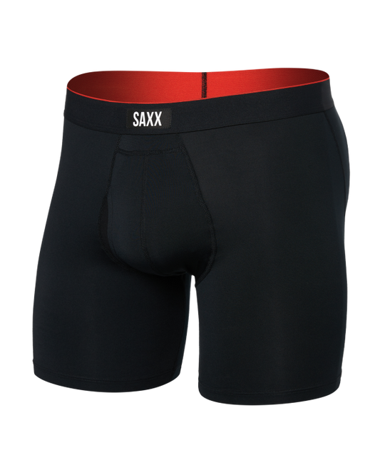 Multi sport Mesh Boxer - Black